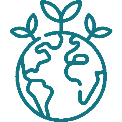 Ilustración de la protección del medio ambiente gracias a la piscina contenedor